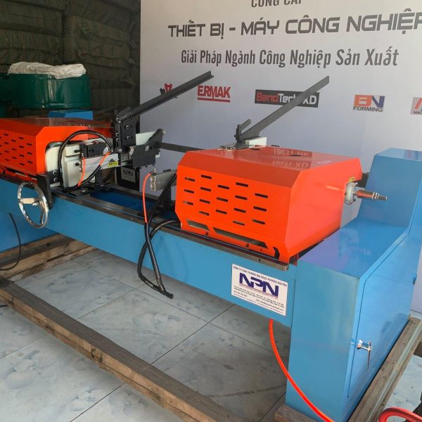 Máy bo, vát đầu ống, thanh tròn kim loại 2 đầu