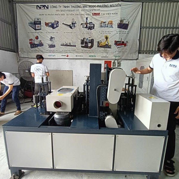 máy đánh bóng ống hộp