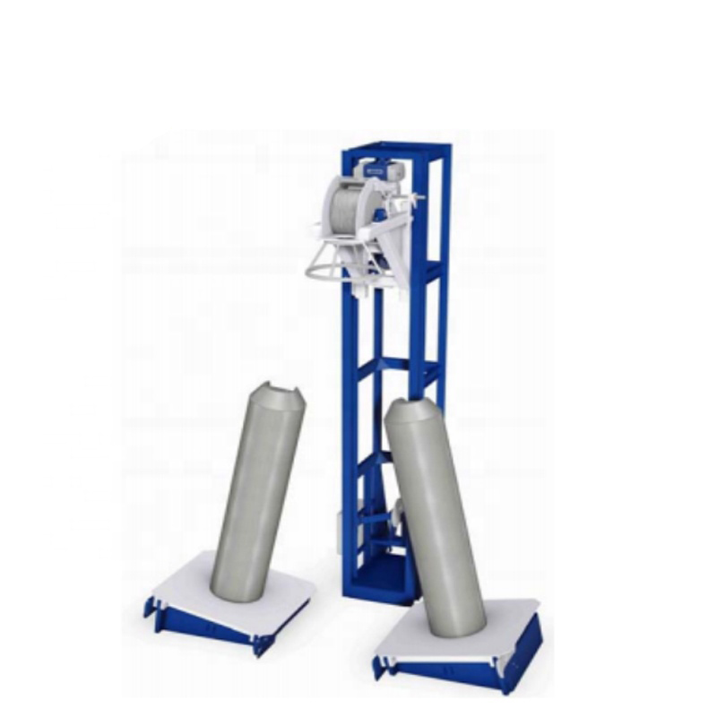 Máy thanh toán trên không thủy lực kép dọc PF-009
