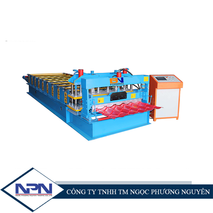 Máy cán tấm lợp ngói mạ kẽm BNF Máy cán tấm lợp ngói mạ kẽm BNF