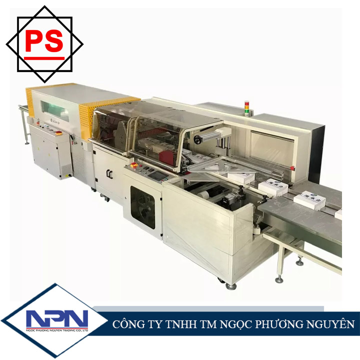 Máy đóng gói co màng công nghiệp tốc độ cao GS350 + BS5030LW Máy đóng gói co màng công nghiệp tốc độ cao GS350 + BS5030LW