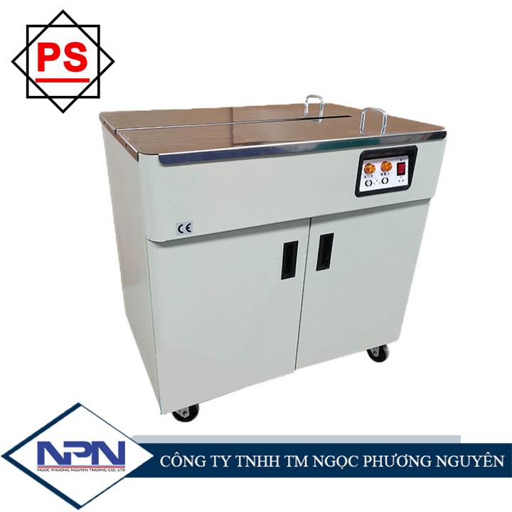 Máy đóng đai thùng bán tự động DBJ-1 Máy đóng đai thùng bán tự động DBJ-1